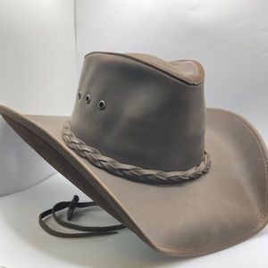 Leather Cowboy hat NEW!